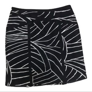 Ann Taylor Black White Skirt